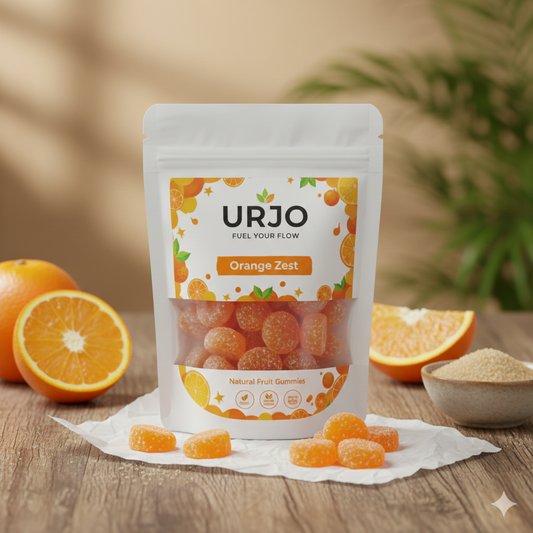 Orange Fruit Gummies | Urzo Orange Zest